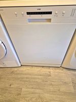 Logik LDW60W20 Dishwasher - Freestanding White Dishwasher