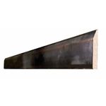Weld On Bucket Edge Blade 12mm x 110mm x 2500mm - Single Bevel Boron Steel
