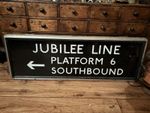 Original London Underground Tube Station Sign Rare Original London Underground
