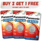 PANASONIC CR2354 CR2430 CR2450 Battery 3V Lithium Cell Keyfob *EXPIRY 01/2035*