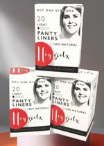 5 X 20 PCS Natural 100% Panty Liners Unscented Bleach Free Women's UK Girls