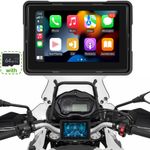 5" IPS Motorcycle Navigator Wireless CarPlay Android Auto Touch Screen Portable