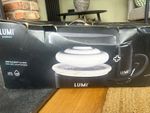 LUMI Pod MAX Portable Ice Bath Round 1-Person Electric Black/White
