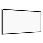 Roll Up Screen Projection Projector Sheet Fold Screens Retractable Movie