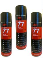 3M SUPER 77 Spray Scotch Weld Carpet Foam Adhesive Beige MULTIPURPOSE 500ml VAT 