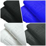 Hotel Quality Bath Mat Towel Greek Key Design Cotton Rug 
