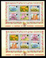 JERSEY  2002  BATTLE OF THE FLOWERS PARADE  SET OF 4  BOOKLET PANES  MNH