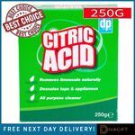 DRI PAK CITRIC ACID NATURAL APPLIANCE DESCALER 250G FOR REMOVING LIMESCALE NEW