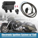 Ignition Coil Mount Set Dual Fire Ignition Coil for Harley Big Twin