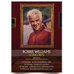 Robbie Williams Long 90s 2026 UK Tour Concert Poster For Robbie William Fans
