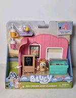 Bluey Ice Cream Shop Playset- Bingo Figure Included - New & Sealed