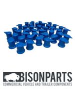 32MM X 40 BLUE LONG REACH UNIVERSAL WHEEL NUT INDICATOR COVERS BP110-229/40