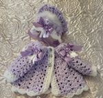 hand crochet baby cardigans 0-3