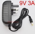 UK plug 9V 3A 3000mA Switching Power Supply adapter AC 100V-240V 27W DC 5.5mm