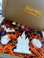 Halloween Paint Your Own Plaster Figures Kit w/ Paint & Brush (random selection)