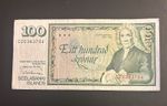 1961 100 Kronur Sedlabanki Islands