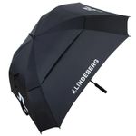J Lindeberg Double Canopy Golf Umbrella Black