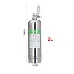 Aquarium CO2 Generator Kit Stainless Steel Cylinder Carbon Dioxide Reactor Plant