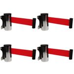 Versatile Retractable Belt Barrier Lanyard for Crowd Control and Queue