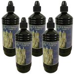 F.A. Dumont Candle Oil Pack of 5 x 1Ltr bottles Easy Pour Spout