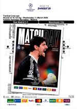REAL Madrid Spain MANCHESTER CITY England 11 03 2026 CHL FAN 16 pg + OFFICIAL LU