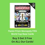 Panini Prizm Monopoly FIFA World Cup Base Cards