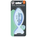 Blue Fish Shaped Baby Bath Thermometer - Accurate Safe Water Temperature