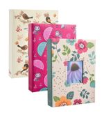 Arpan 5" X 7" Designer Photo Album with 200 Pockets In 3 Designs  1131