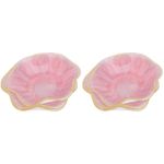 6Pcs Pink Small Ceramic Bowls Reusable Sauce Dipping Dip Bowls for Storage
