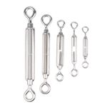 M5 M6 M8 M10 304 Stainless Steel Turnbuckle, Durable - M10