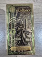 Limited Addition 1 Washington Dc Goldback 1/1000oz Gold