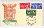 Gulf BAHRAIN 1957 FDC Jamboree SCOUTS Manama Illustrated First Day Cover WY190