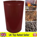 210 Litre Large Garden Outdoor Burner Incinerator Fire Bin For Bonfire 8 holes