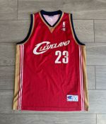 Cleveland Cavaliers Basketball Jersey Champion Large Away Kit NBA 2006 2007 RARE