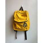 Harry Potter Hufflepuff Backpack Universal Studios Yellow Canvas Crest Bag
