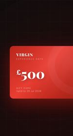 Virgin Experience Days £500 Gift Card | Valid Jul 2026 | Instant Email Delivery