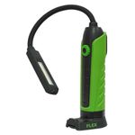 Sealey LEDFLEXG Rechargeable Inspection Lamp Flexi Torch COB + LED Work Light PR