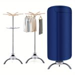 1000W Electric Heated Clothes Airer Dryer Machine with Cover Indoor Home Use UK