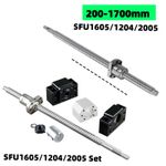 SFU1605 SFU1204 RM2005 Ball Screw with Ballnut End Machined 200-1700MM CNC