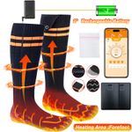 Electric Heated Socks Foot Winter Warmer Sock 5000mAh Rechargeable Battery Power