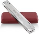 EASTTOP Tremolo Harmonica 24Hole Professional Harmonica Key of C/A/B/D Gift New