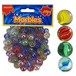 4-700 pcs Coloured Glass Marbles | Traditional Vintage Classic Kids Toys Games
