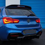 FOR BMW 1 SERIES F20 F21 M135i M140i M SPORT GLOSS BLACK REAR ROOF SPOILER 12-19