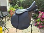 Saddle - General Purpose, synthetic, fits 16hh Racehorse, vgc