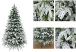 Snow Flocked Christmas Tree Xmas Bushy Snow Covered Pine XMAS Home Decor 4-10FT
