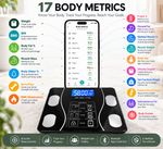 Smart Scale For Body Weight BMI Bluetooth Body Fat Scale Digital Bathroom Scale