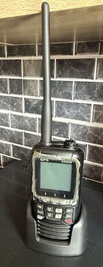 Standard Horizon HX890 VHF Handheld Marine GPS Radio with DSC + MH-73  Mic/Sp.