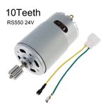 RS550 / 555 10 Teeth 6V/12V/24V DC Motor 12000-40000 RPM Kids Ride on Toys Car M