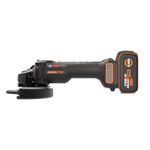 WORX Powershare Cordless Angle Grinder 20V 125mm Brushless x1 4.0Ah WX814