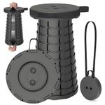 Folding Camping Stool Seat Portable Telescopic Collapsible Foldable Strong Stool